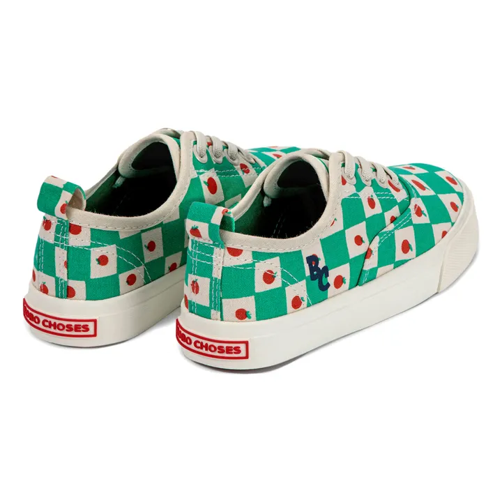 Bobo Choses Baskets Coton Bio Tomates | Vert