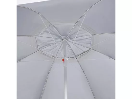 Parasol de plage avec parois latérales Sableux 215 cm