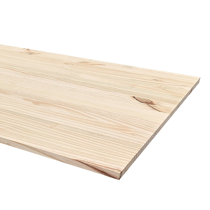 Tablette en sapin ISB 200 x 50 cm, ép.18 mm