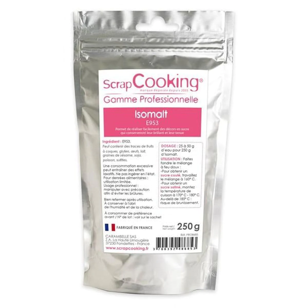 Isomalt en billes 750 g Scrapcooking