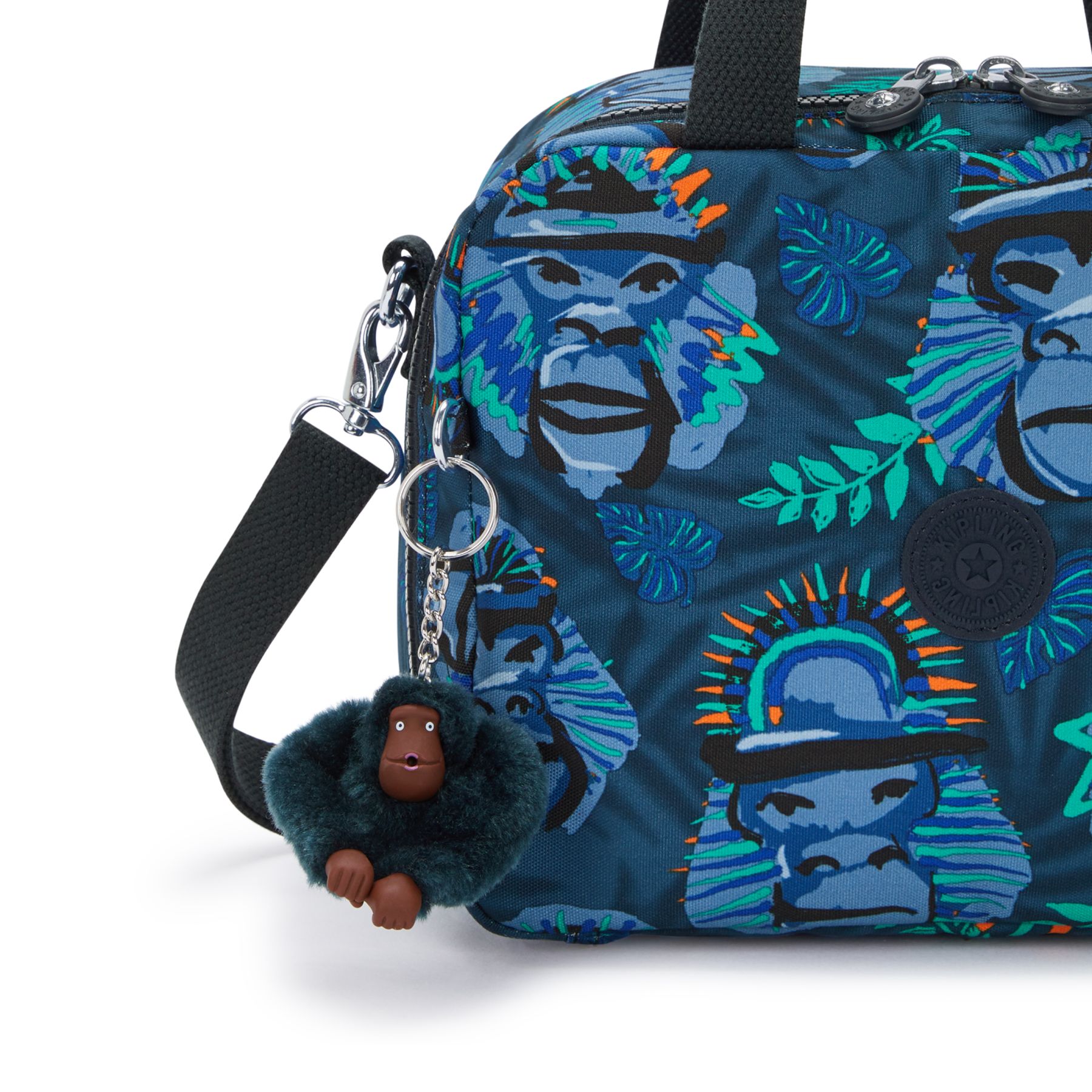 MIYO Sac repas moyen avec pochette de maintien pour trolley - Blue Monkey Fun