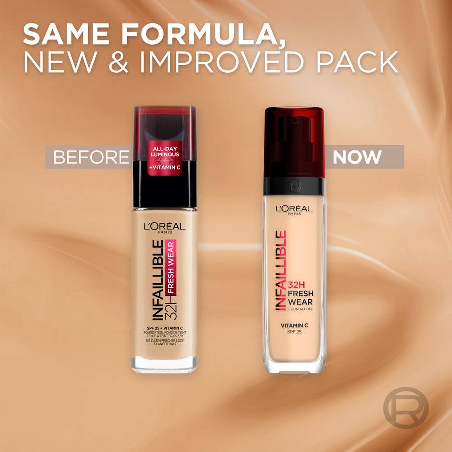 L'Oréal Paris Infaillible Fresh Wear 32H Foundation 20 Neutral Undertone 30ml