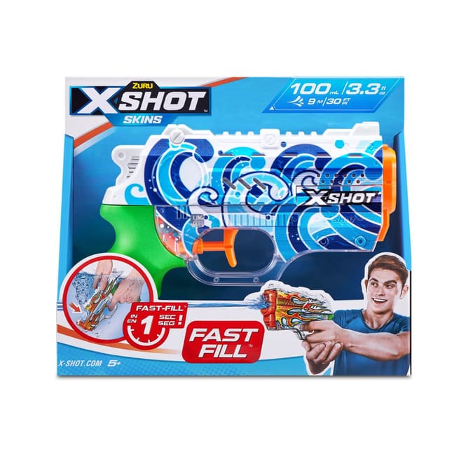 XShot Skins - Wasserpistole - Nano - Fast Fill - 1 Stück