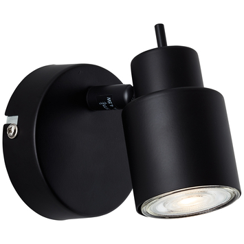 Brilliant wandspot Andres 1-lichts zwart