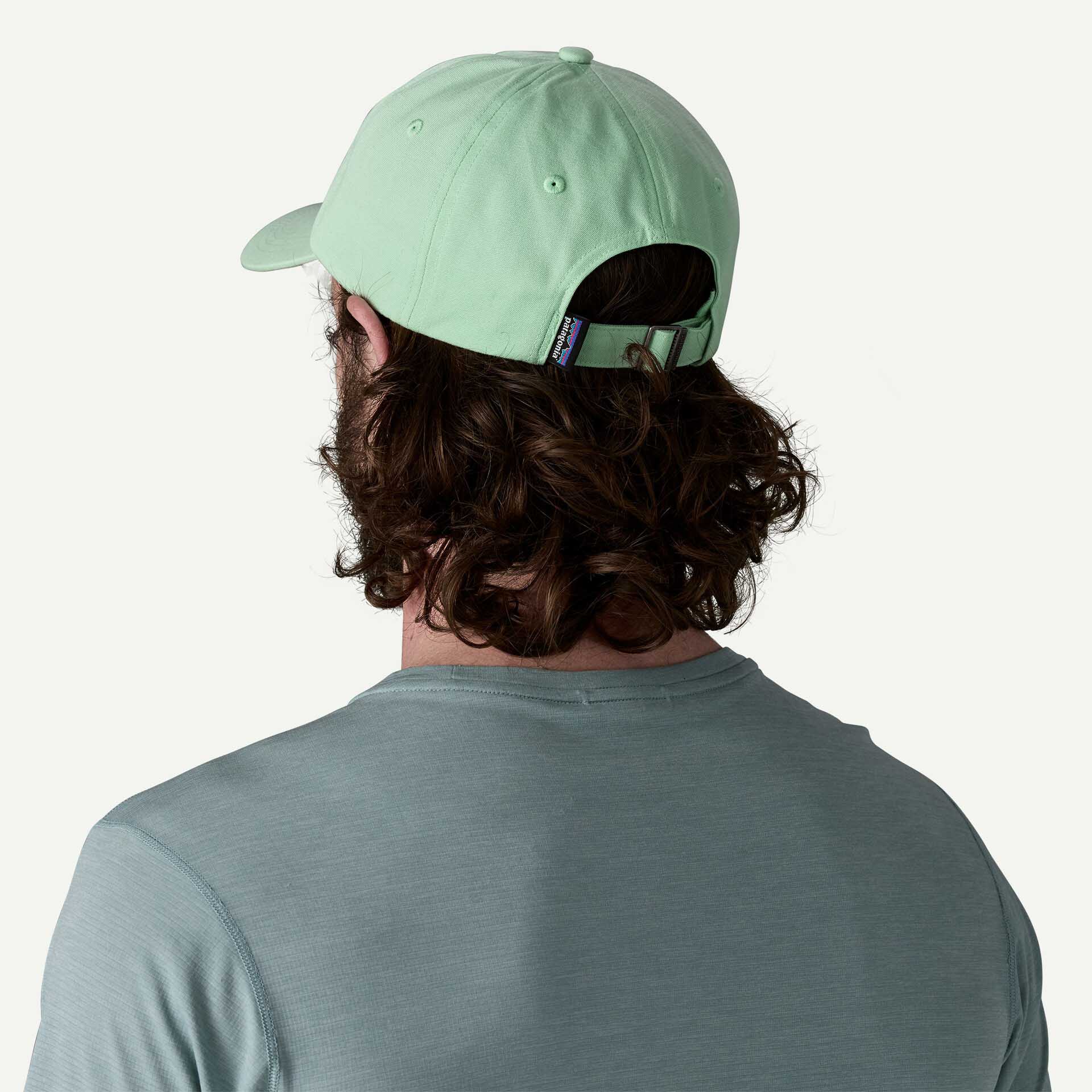 P-6 Label Trad Cap Rinsed Green