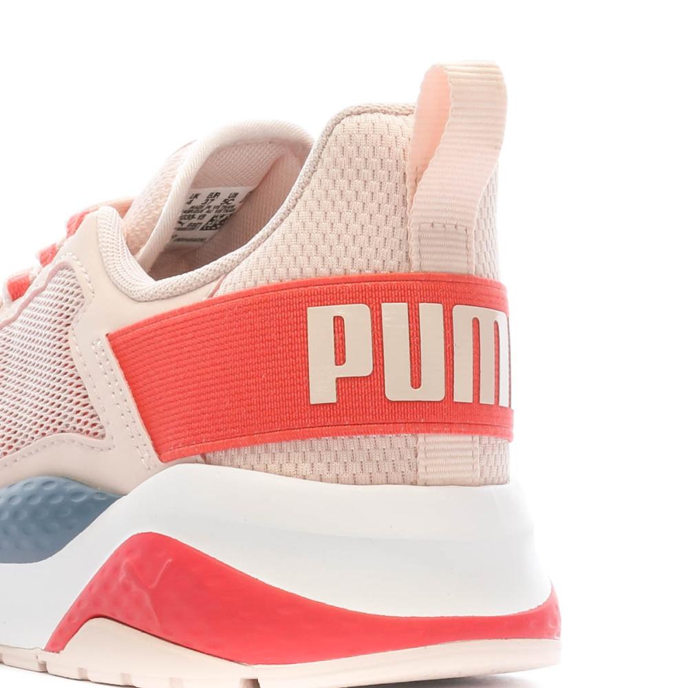 Puma Baskets Rose/Orange Fille Puma Future