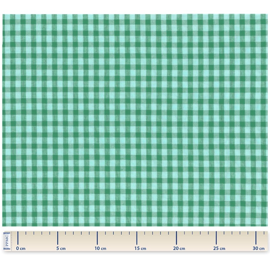 Tissu Coton Au Mètre Ex2534 Vichy Seersucker Vert Vif