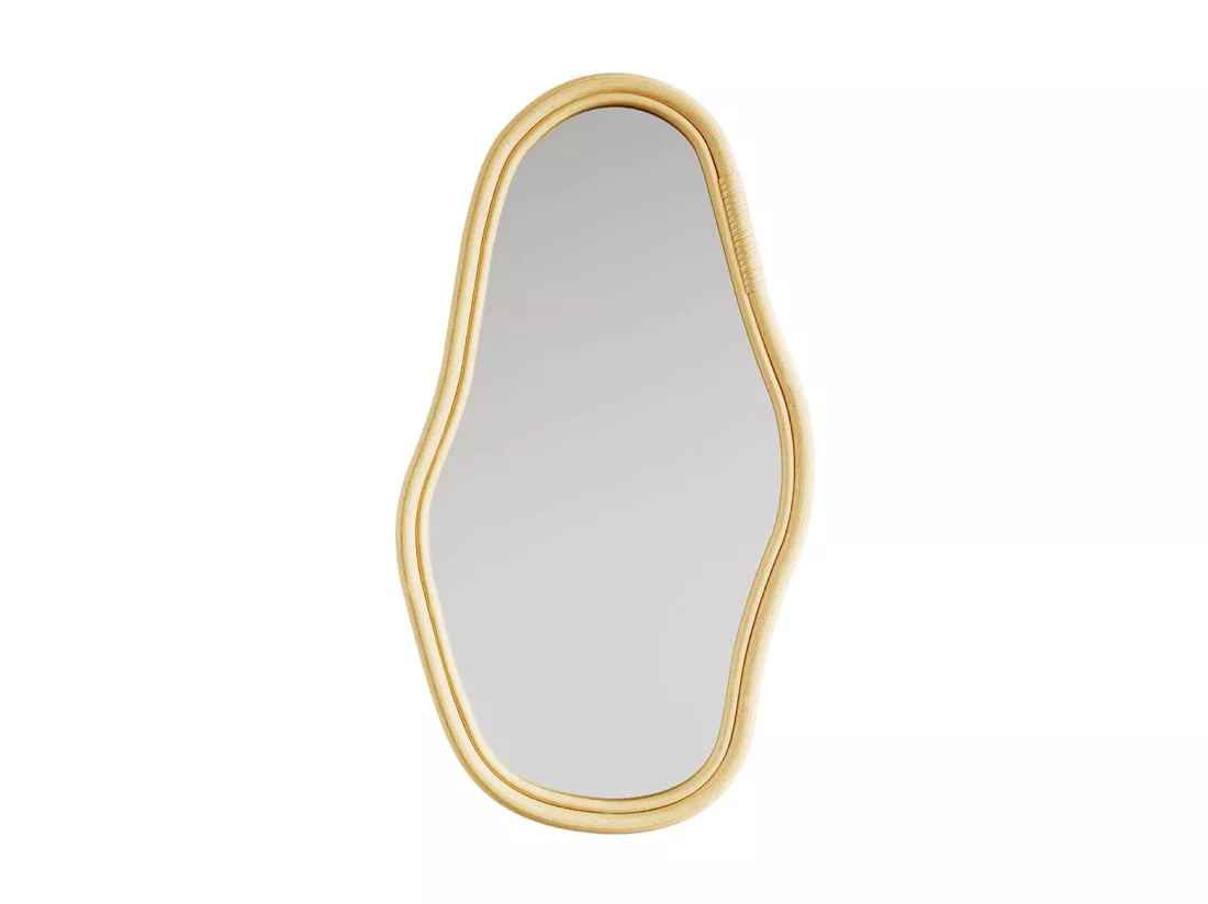 Miroir mural en rotin - 71 CM - Kala Naturel