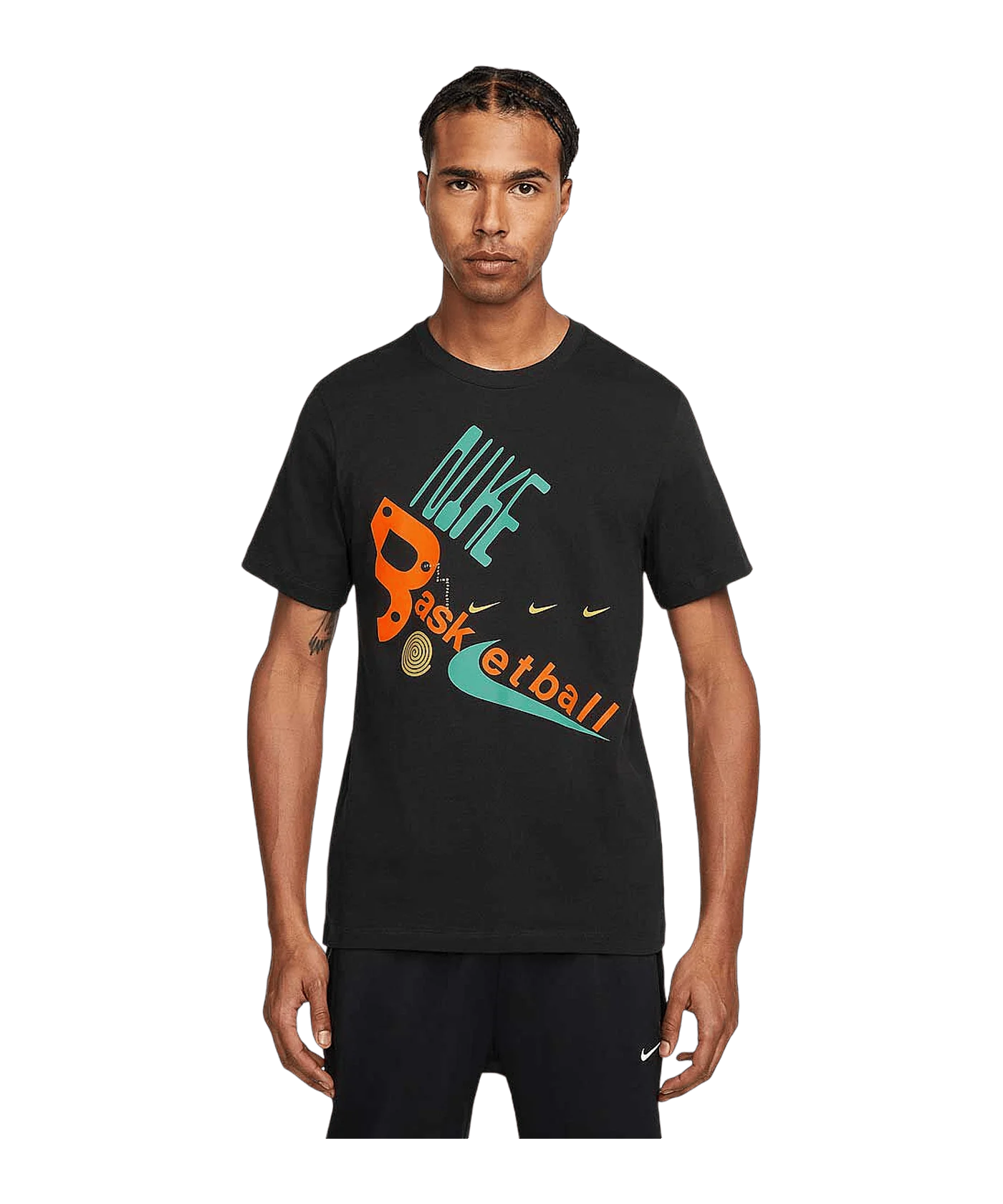 Nike Just Do It P1 Swoosh T-Shirt Schwarz F010