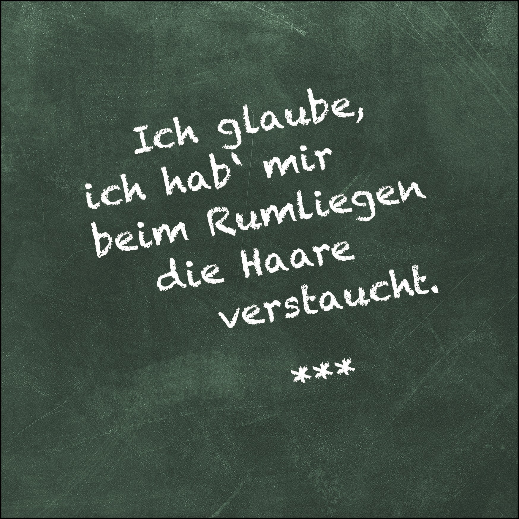 Postkarte 'Ich glaube ich hab mir beim Rumliegen...' günstig bestellen