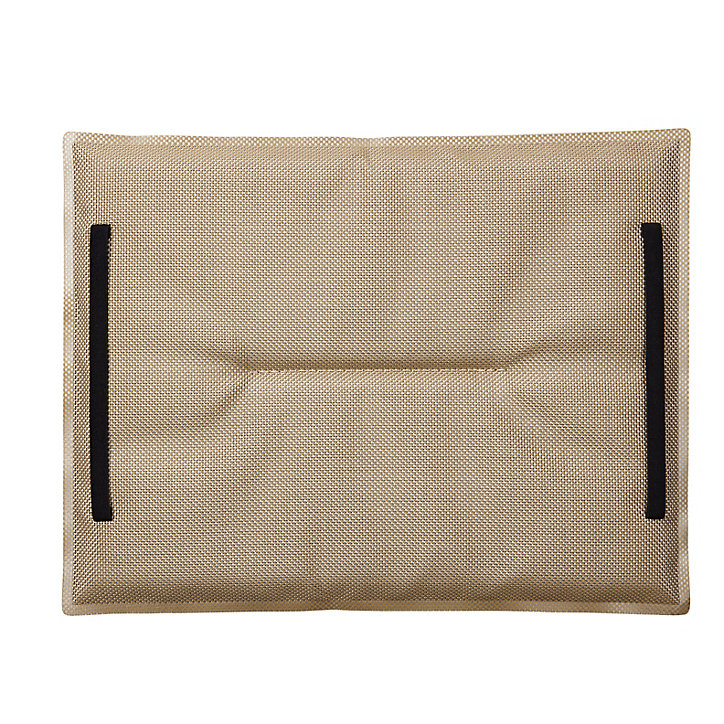 Galette de chaise rectangulaire Bistro muscade 37,5 x 29 cm Fermob