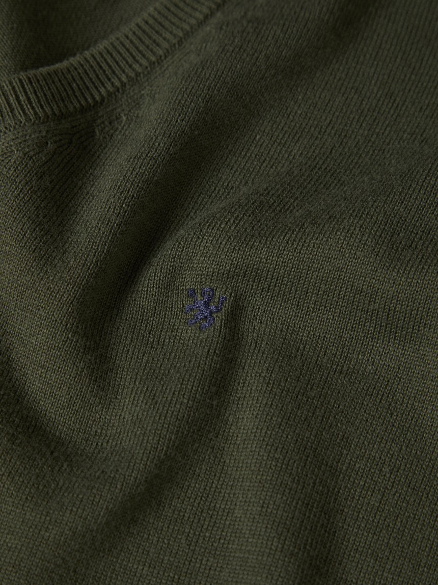 Pullover manga comprida em algodão