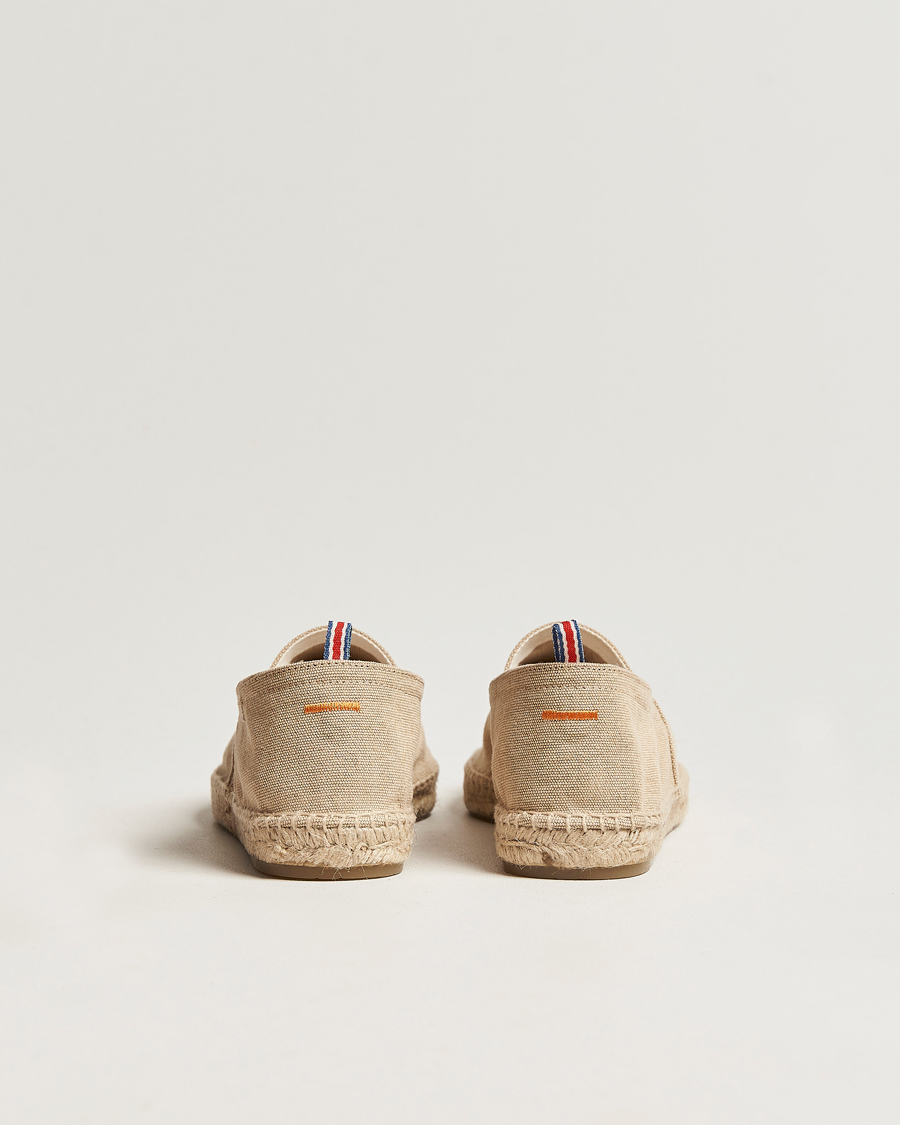 Castañer Pablo Washed Canvas Espadrilles Sand