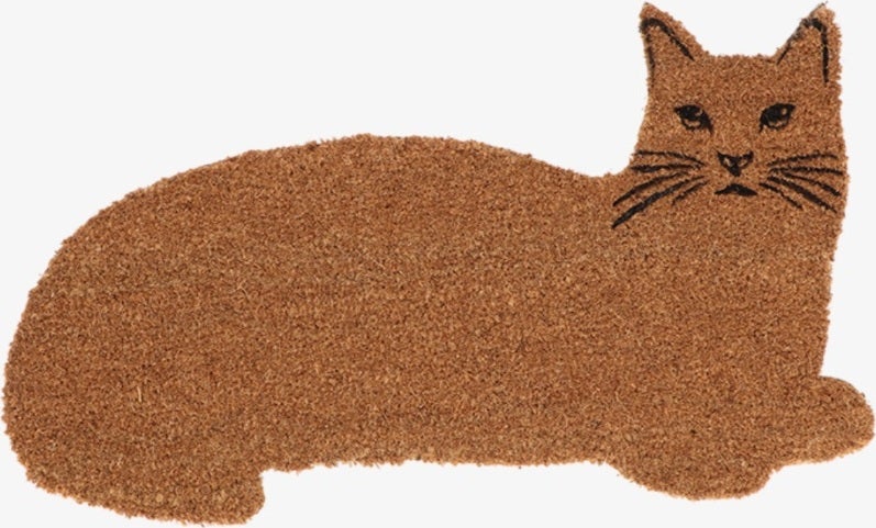 Esschert Design kokosmat kat naturel 74,5 x 43 cm