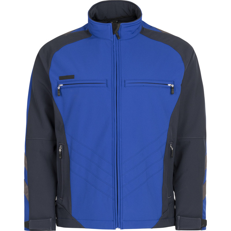 MASCOT® Dresden softshell jack S korenblauw/ marineblauw
