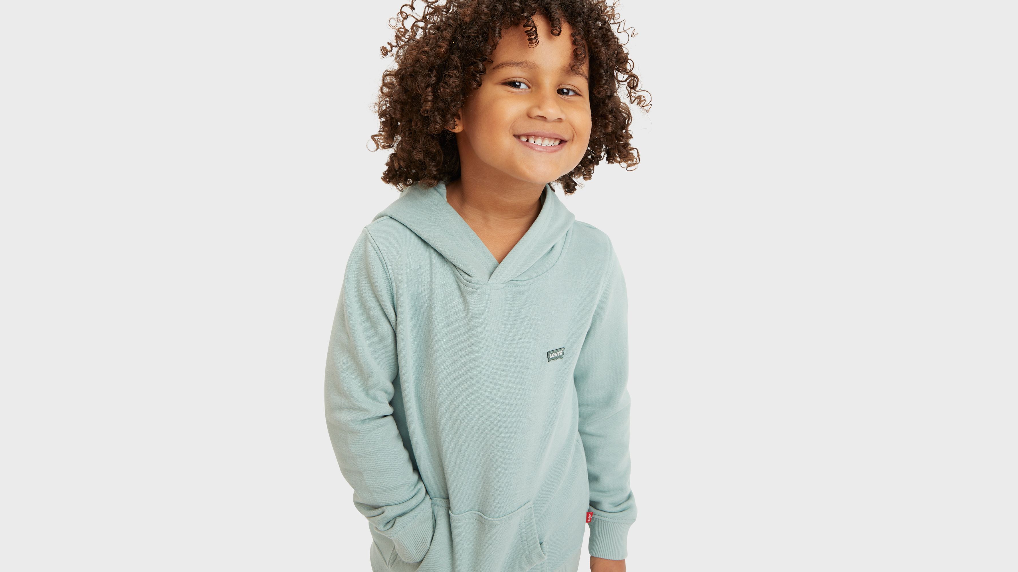Enfant pull over mini Batwing - Levi'S Blue Surf - Vert