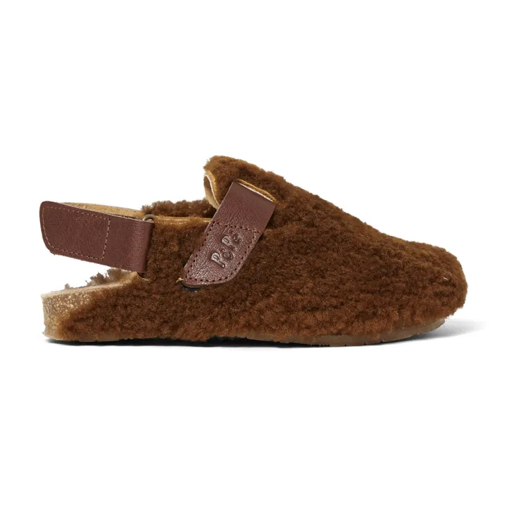 Pèpè Sabots Shearling | Marron