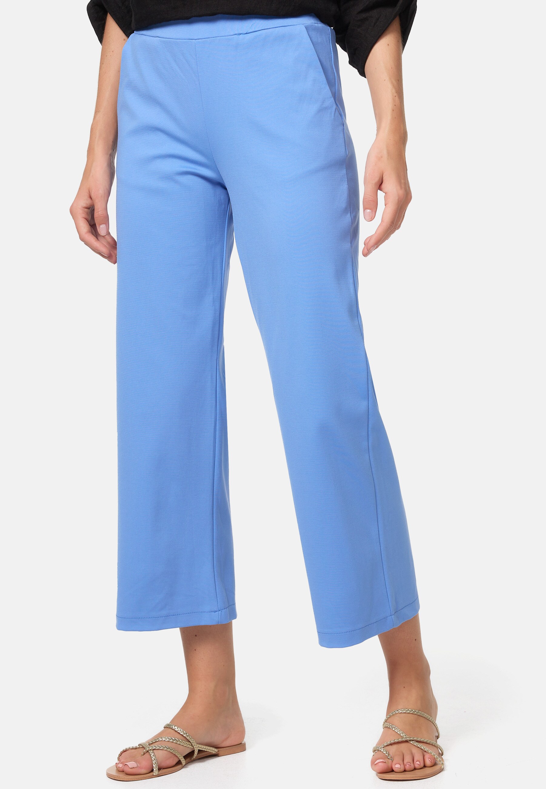 PM SELECTED Damen Legere Freizeithose in 7/8 Länge mit Taschen in Einheitsgröße PM43