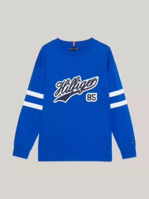 Camiseta de manga comprida com o logotipo da universidade