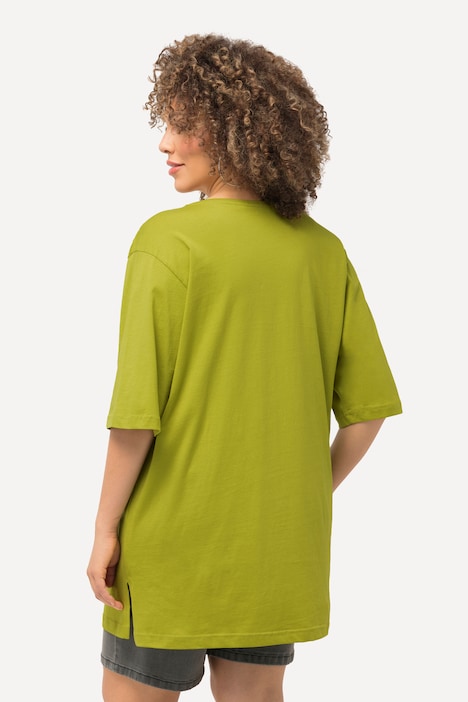 T-Shirt, V-Ausschnitt, Relaxed, Halbarm
