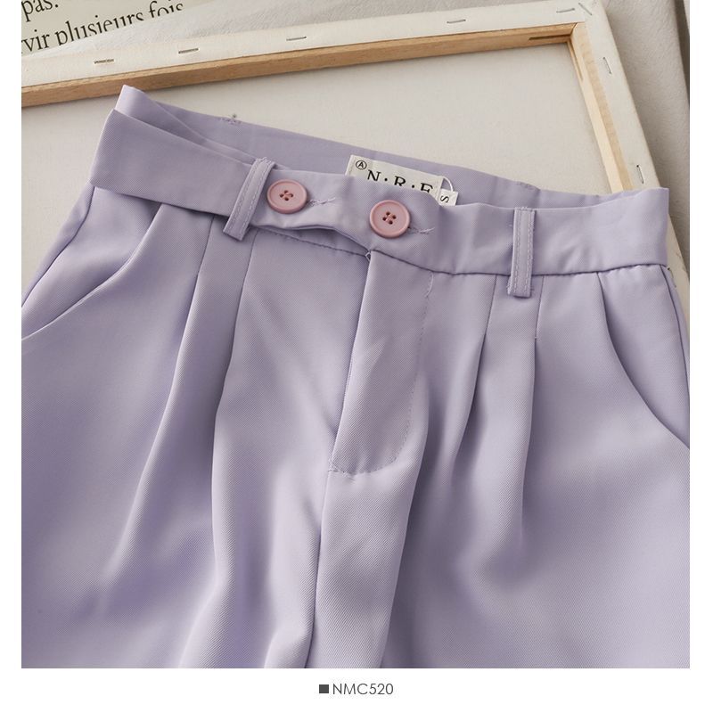 Lemongrass - Wijde pantalon met hoge taille