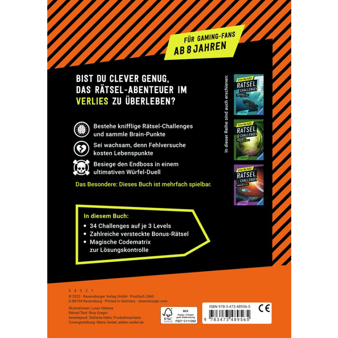 Stay alive! - Rätsel-Challenge - Überlebe im Verlies