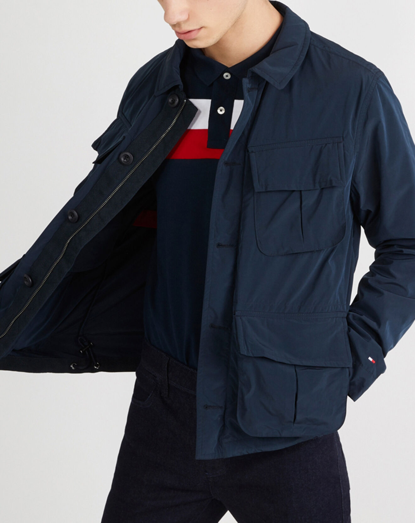 Tommy Hilfiger Parka courte Field  bleu marine