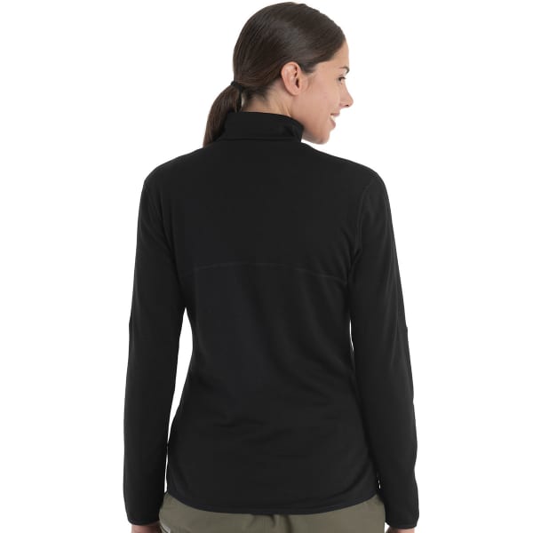 Veste polaire randonnée ICEBREAKER W MER 560 REALFLEECE ELEMENTAL II LS Z BLACK