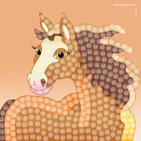 PlayMais Trendy Mosaic Horse