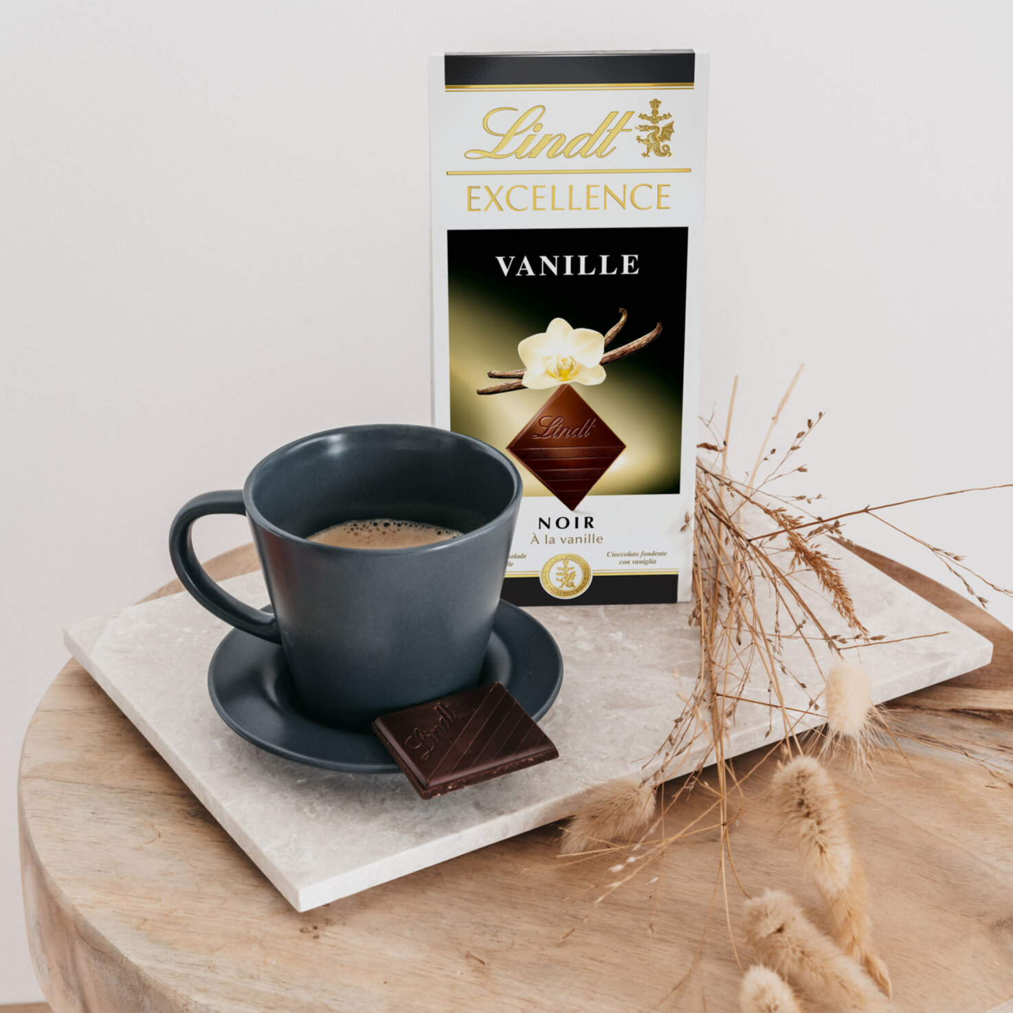 Lindt Excellence Dunkel Vanille Tafelschokolade