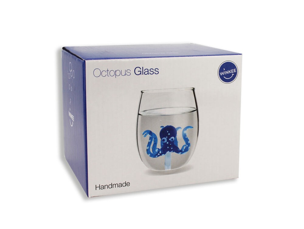 Winkee - Drikkeglas - Handmade Octopus