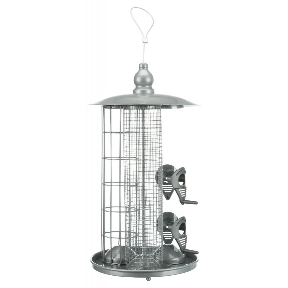 Mangeoire a oiseaux, station d'alimentation 3 en 1, mangeoires extérieur po