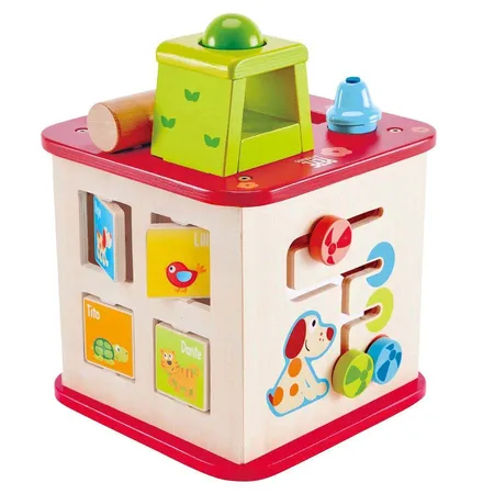 Hape Pepe & Freunde Blockpuzzle, Motorikwürfel