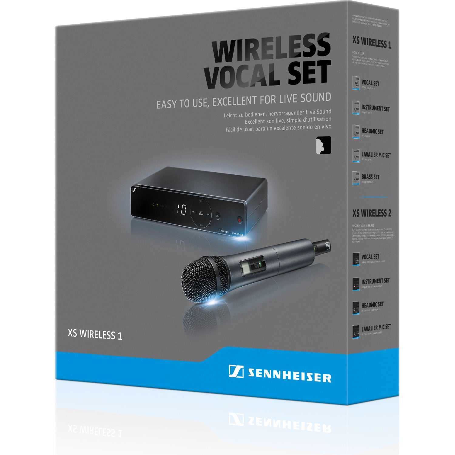 Sennheiser XSW 1-825 draadloze vocal set (GB: 606-630 Mhz)