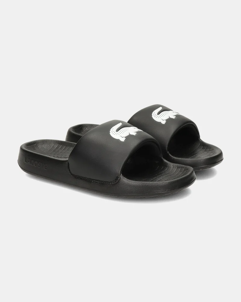 Lacoste Serve Slide Slippers  - zwart
