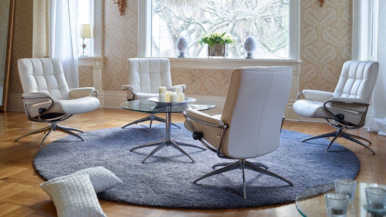 Relaxfauteuil London LowBack  | StresslessB80 x D72 x H86 cm