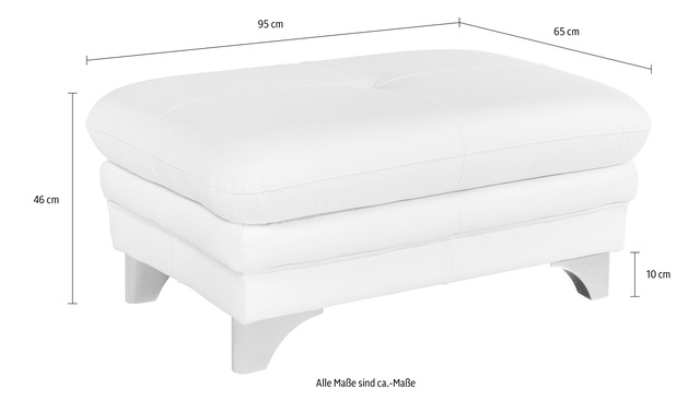 COTTA Polstergarnitur »Enterprise« Set,  Set bestehend aus: 3-Sitzer mit Arm- & Kopfteilverstellung & Hocker