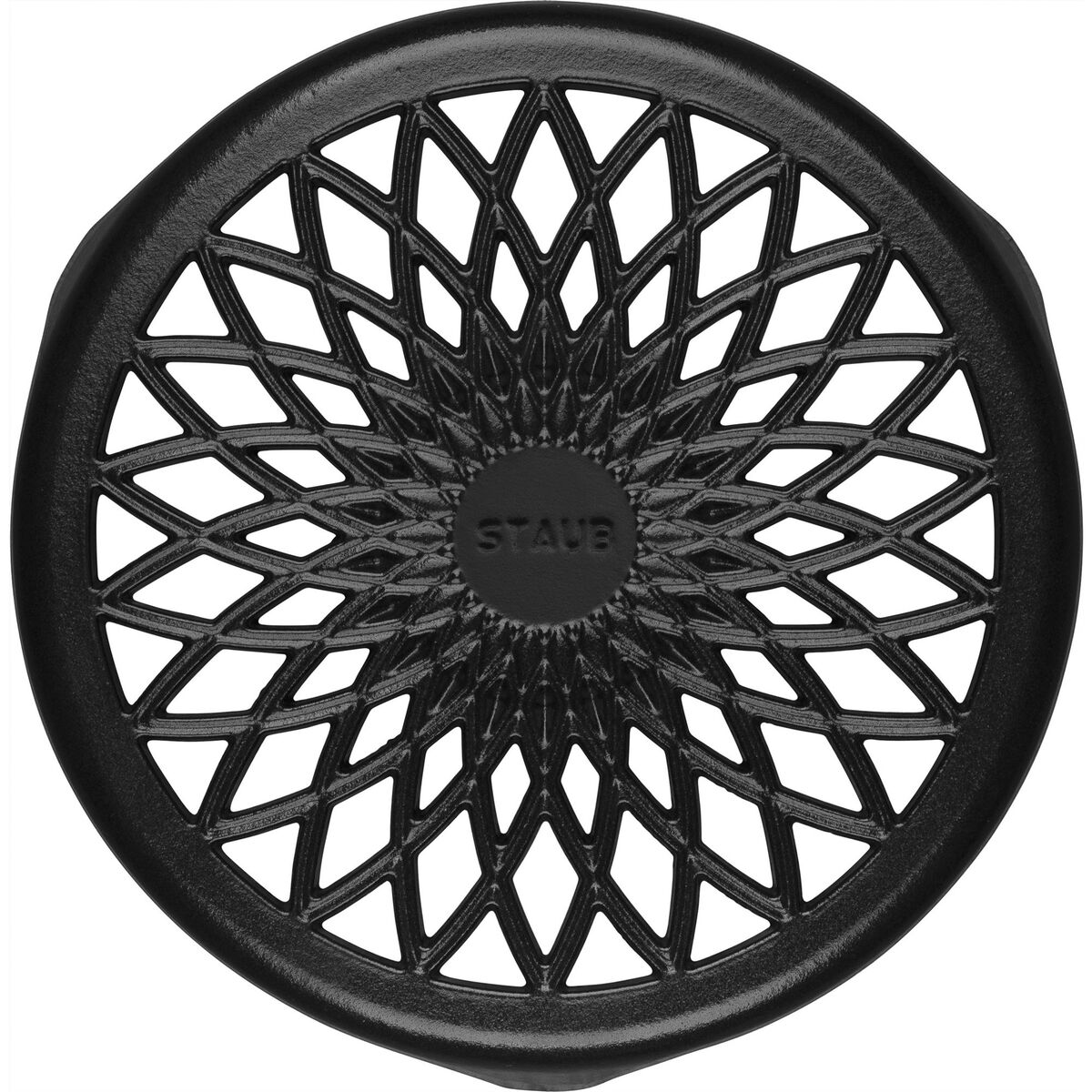 Lilie grytunderlag 23 cm, black