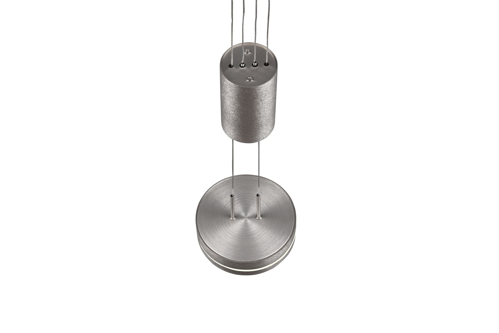 TRIO LED Pendelleuchte FRANKLIN 1-flg nickelfarbig
