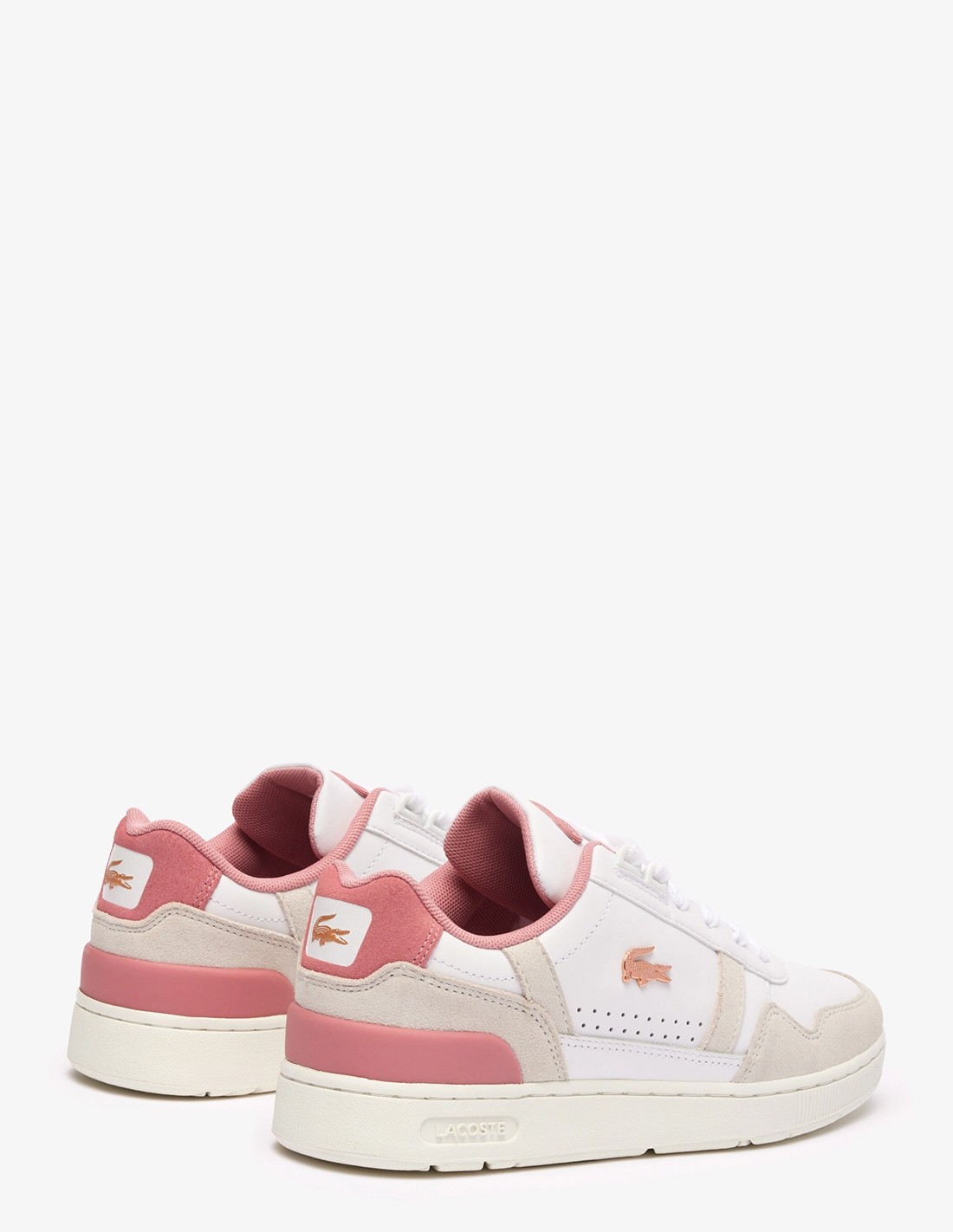 lacoste Basket de ville Femme t-clip 124 6 sfa blanc/rose