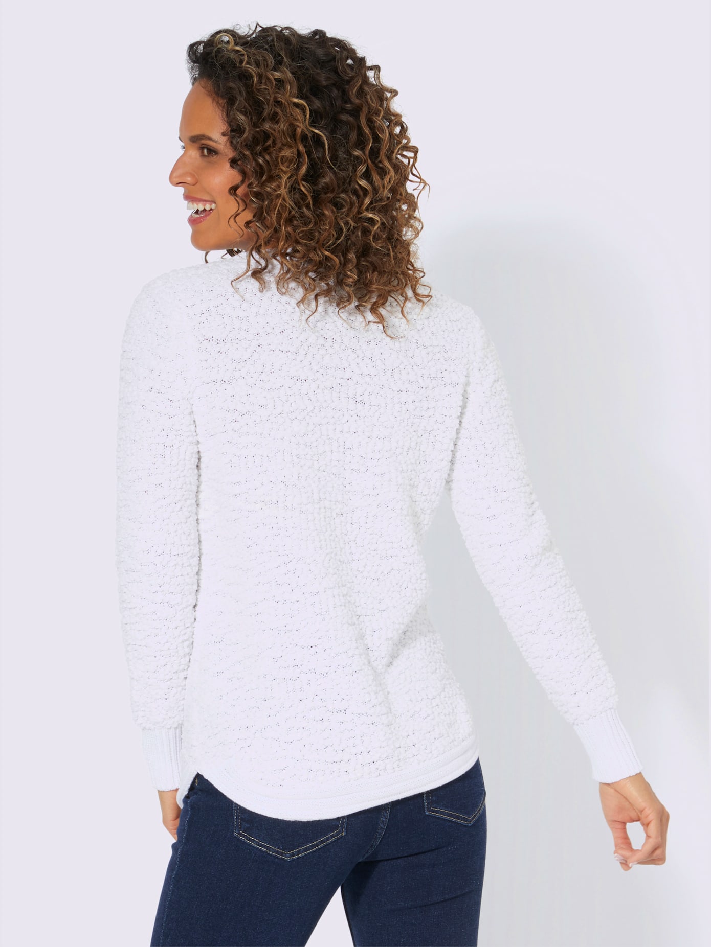 Pull à manches longues qualité tricotée douce