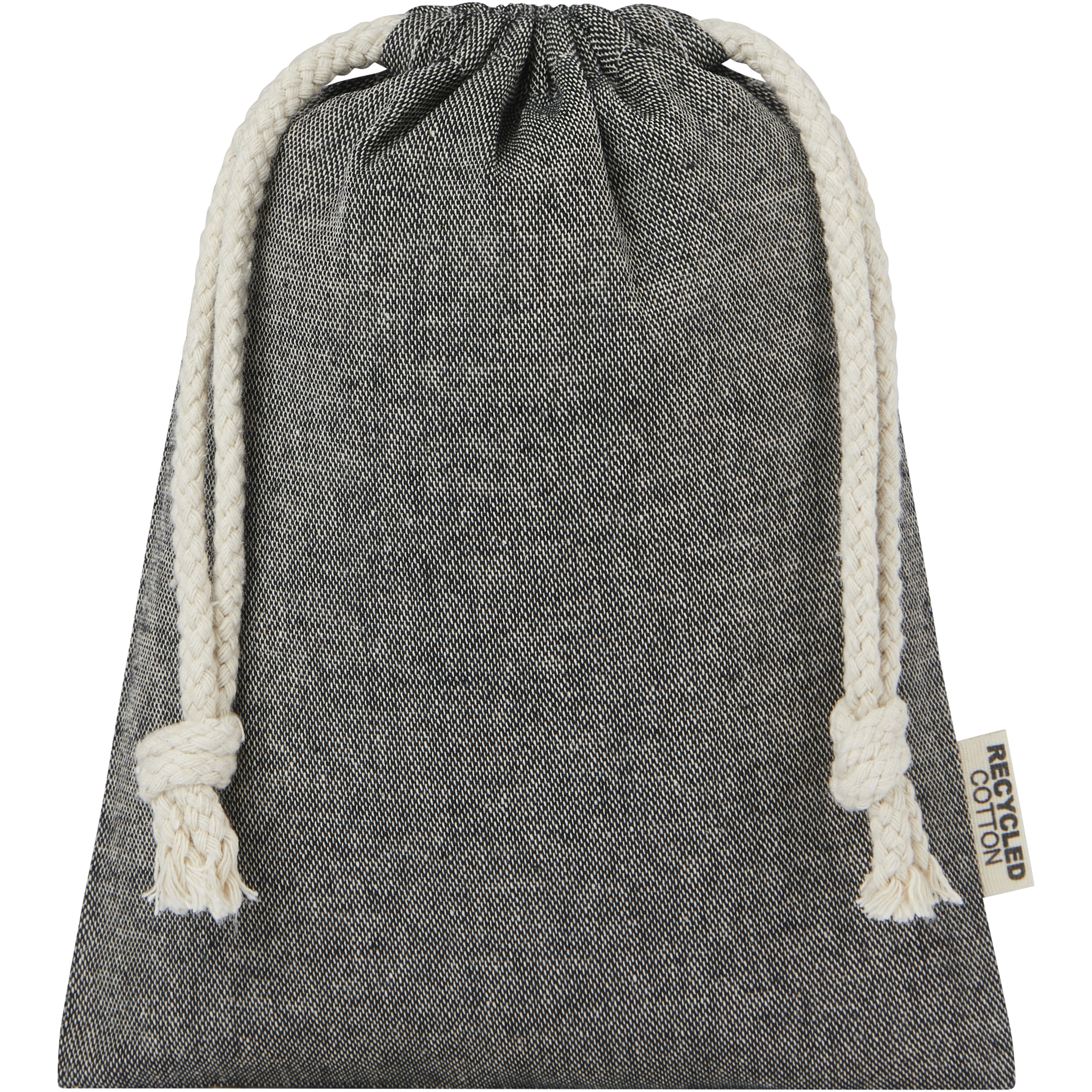 EgotierPro 120670 - Sac Cadeau en Coton Recyclé GRS 150g/m² 0.5L