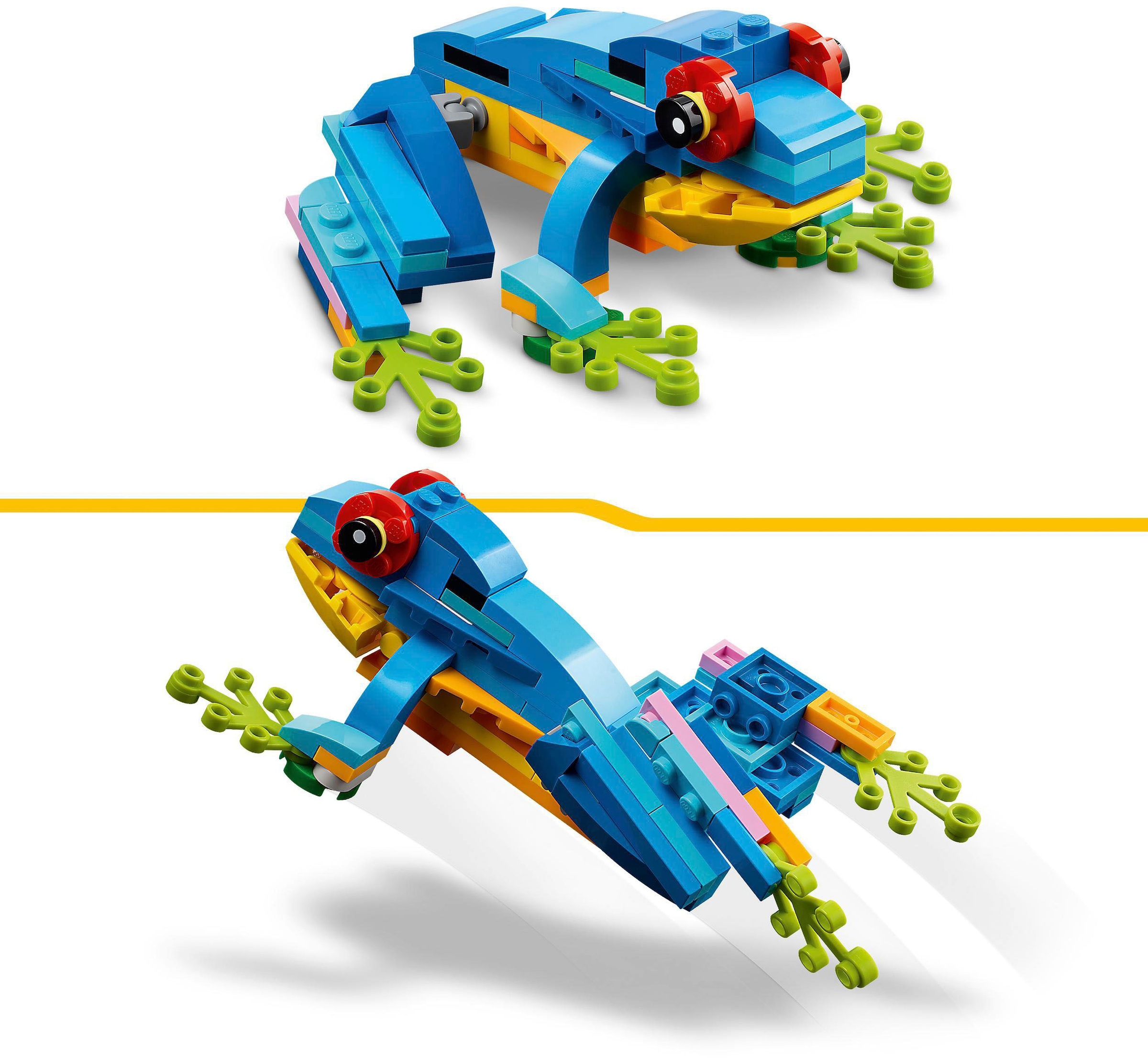 LEGO® Konstruktionsspielsteine »Exotischer Papagei (31136), LEGO® Creator 3in1«