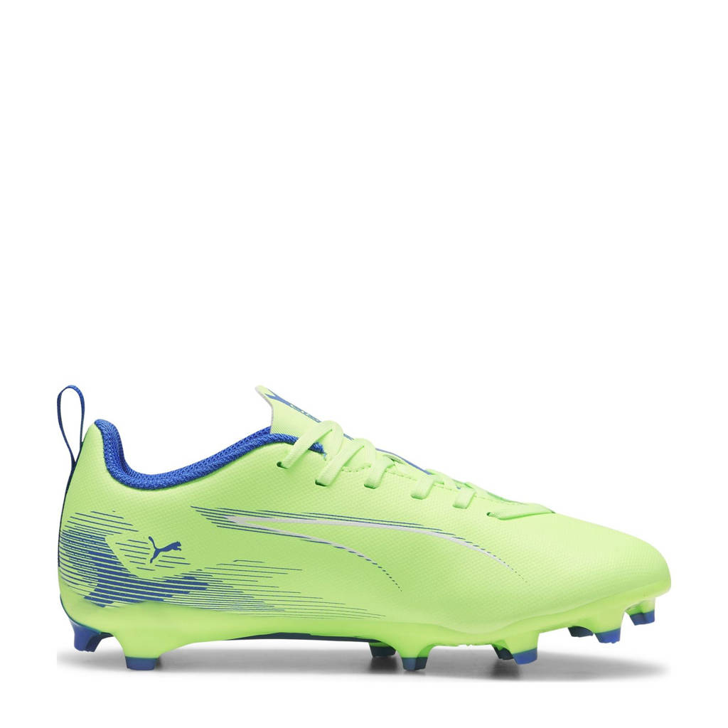 Puma Ultra 5 Playjunior voetbalschoenen geel/wit/blauw