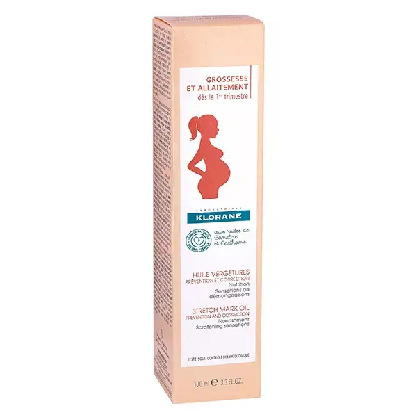 Óleo para Estrias Klorane Maman 100ml
