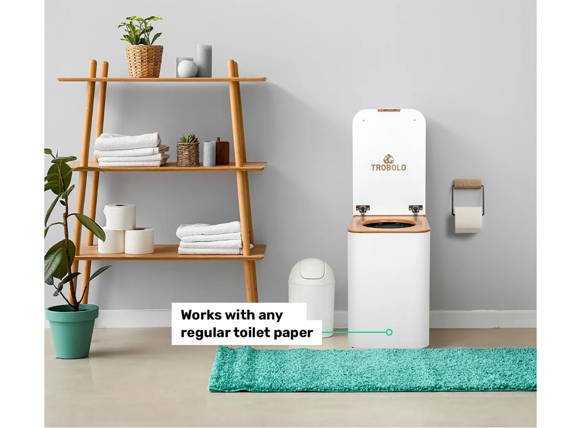 TROBOLO SilvaBlœm droogtoilet - white