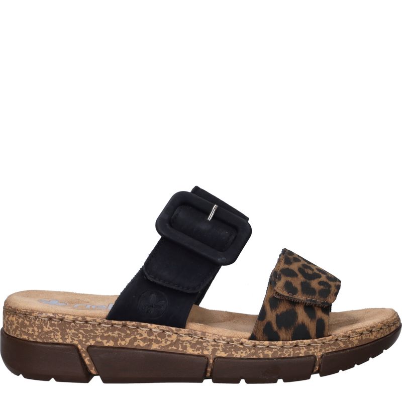 Rieker Slippers Bruin Dames