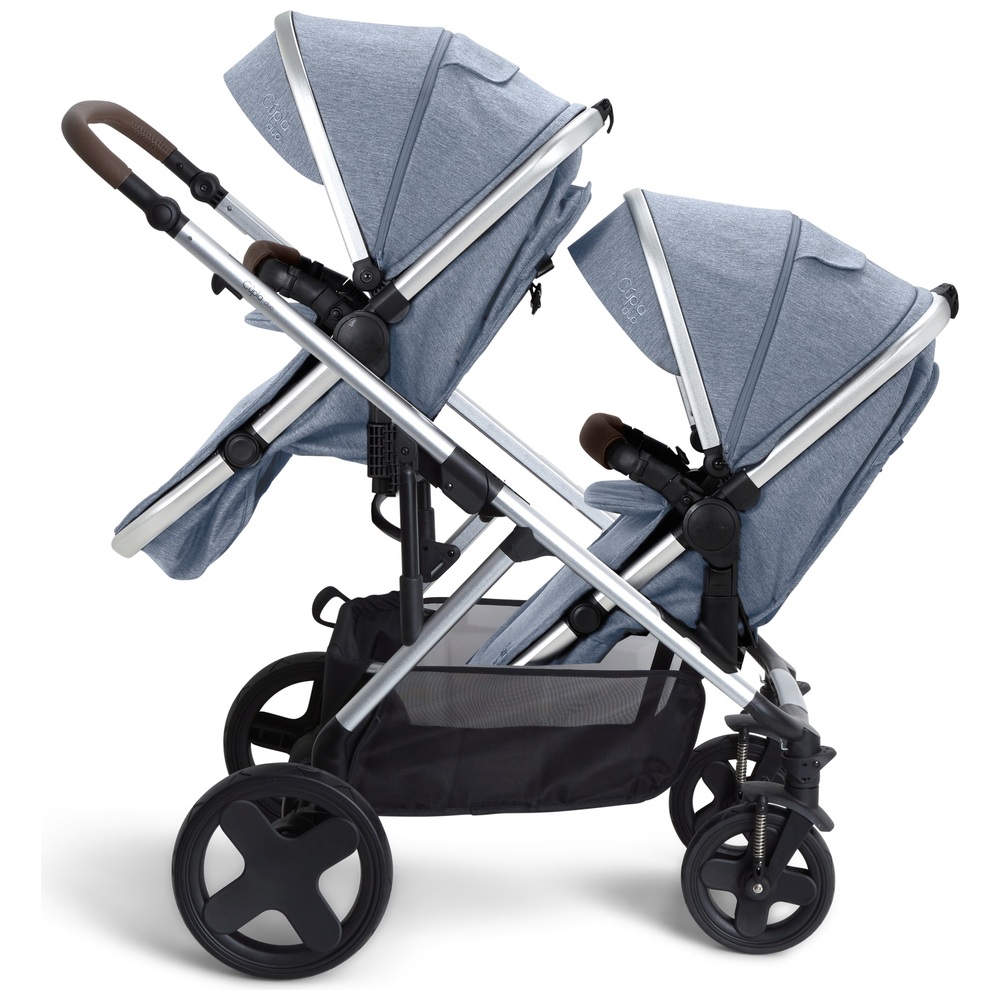Baby Elegance Cupla Duo Zweitsitz Grau