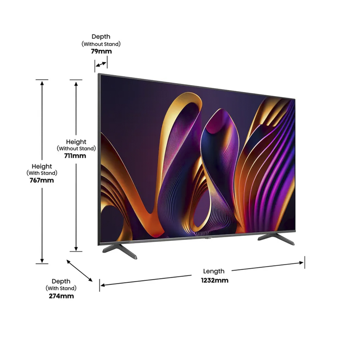 Hisense TV 55E77NQ PRO 55