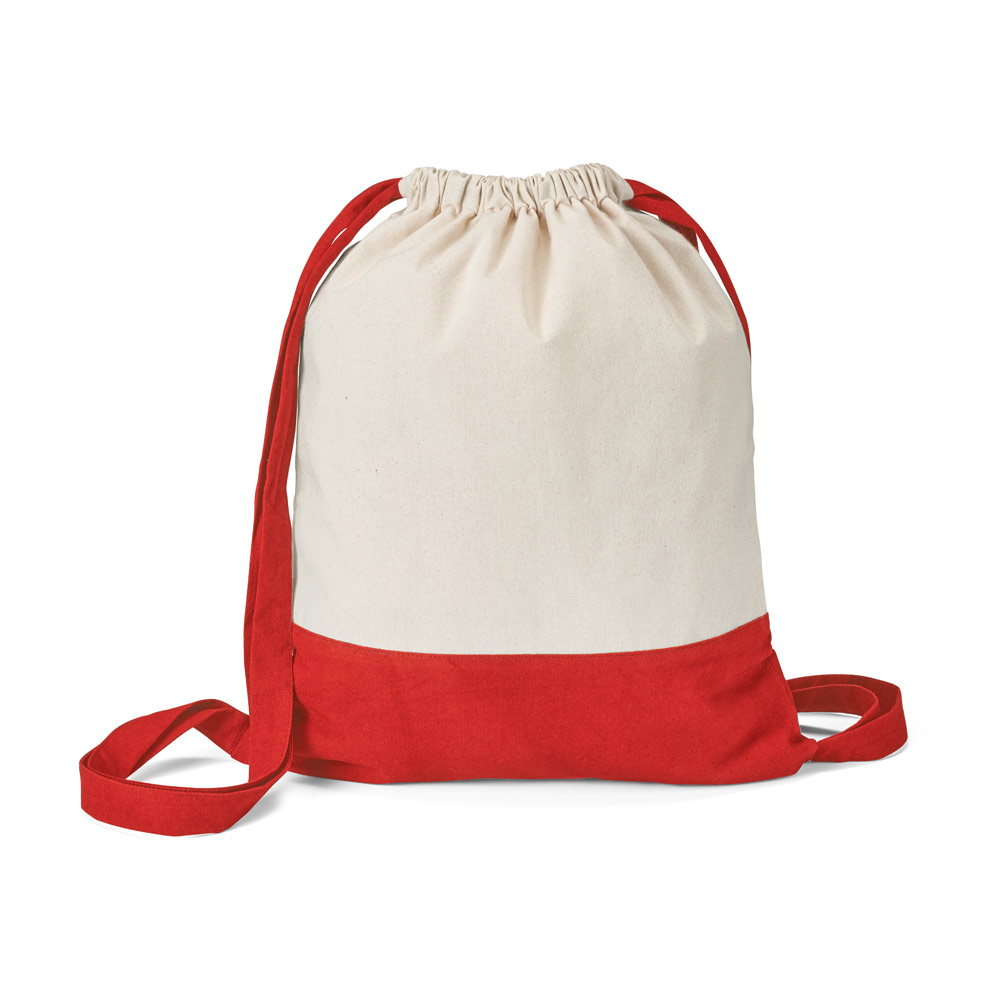 hi!dea 92913 - Sac type sac-à-dos 100% coton (180 g/m²)